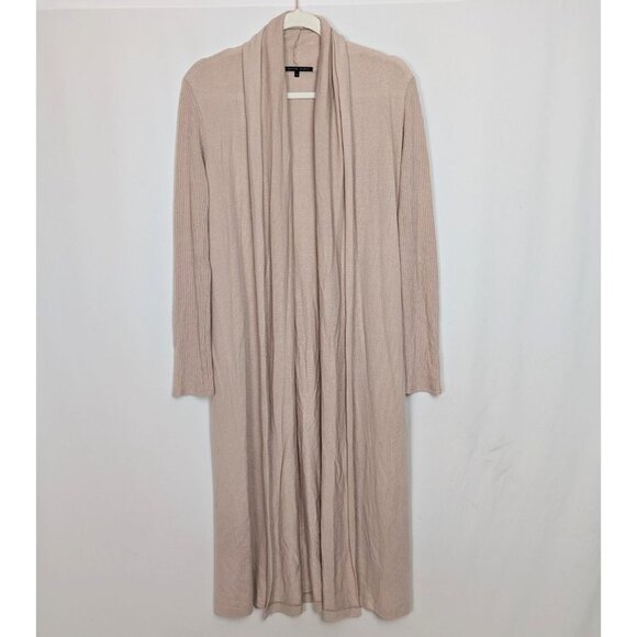 Beautiful People sz. S Cardigan Duster Jersey Knit Ribbed Knit Sleeves Sweater - Picture 2 of 13